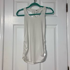 New Balanced Side Ruched Workout Tank Top